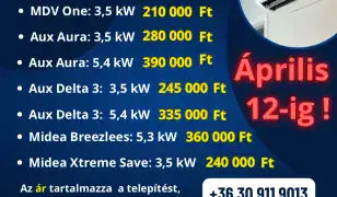 Tavaszi klíma akció április 12-ig!