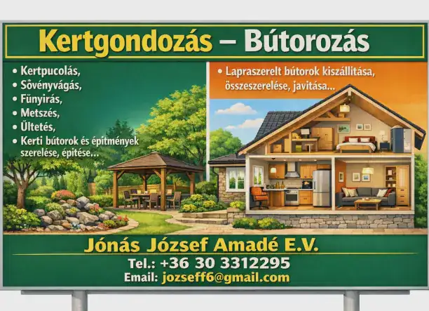 Bútorozás-Kertgondozás