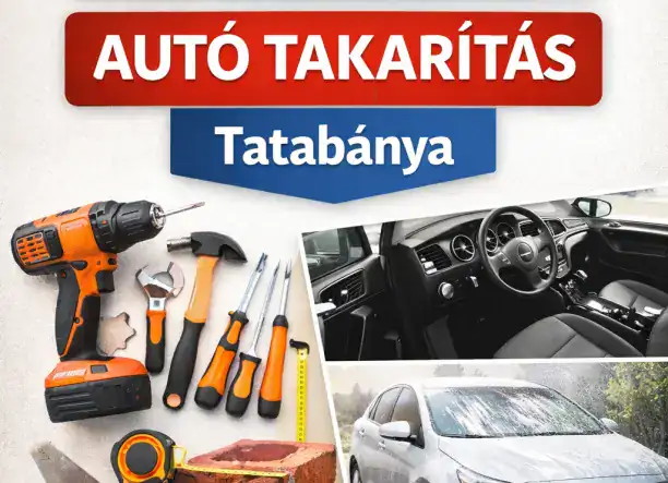 Ezermester és kőműves munkák – Autó teljes takarítás is! Tatabánya ès környékén