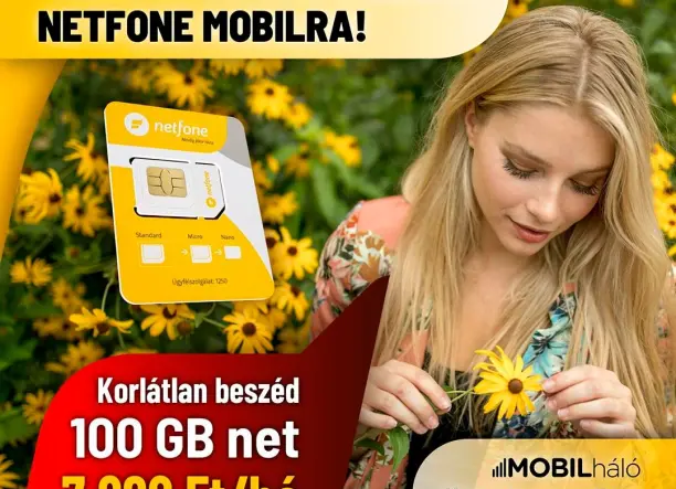 Online megrendelhető Netfone mobilra
