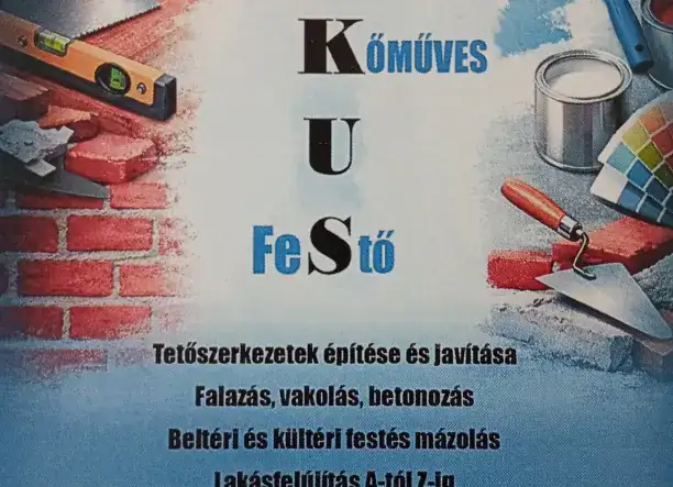 Kőműves, Ács, Festő