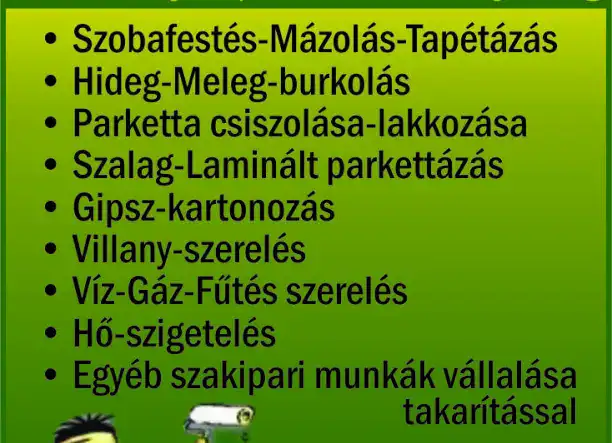 Szobafestés – Mázolás – Tapétázás – Profi minőségben!