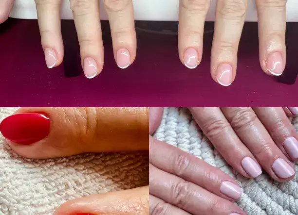 Pedikűr-manikűr -gel lakk, frissítő kéz és lab masszázs