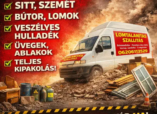 Lomtalanítás Szemétt Sitt Veszélyes Hulladék