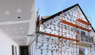 Homlokzati munkák és hőszigetelés – gyors, precíz, profi!