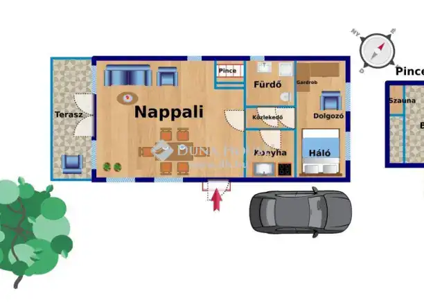 Családi okok miatt eladó Mányon