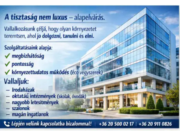 Gyors, precíz társasház takarítás – garanciával