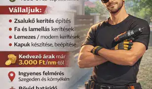 Kerítésépítés profin!