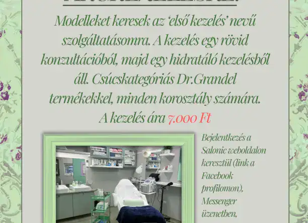 Exkluzív lehetőség: modell keresés arckezelésre!