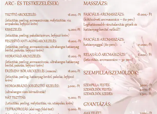 Turcsán Zsuzsi kozmetikus - Budapest