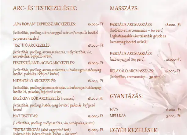 Turcsán Zsuzsi kozmetikus - Budapest