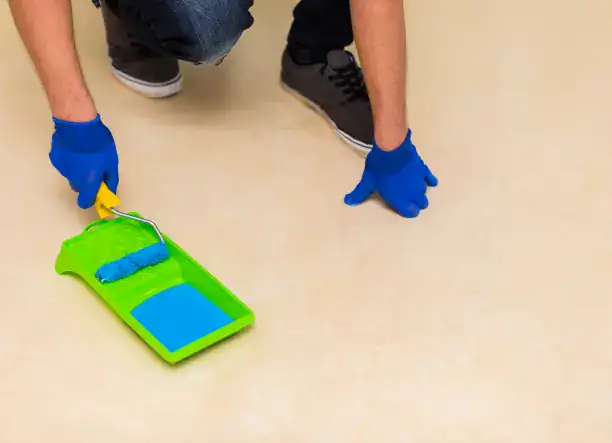 Műgyanta padló kivitelezés