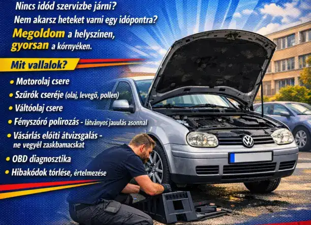Olajcsere és gyorszervíz