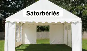 Rendezvénysátor Party Sátor bérlés– Rendezvényekre 40–100 főig