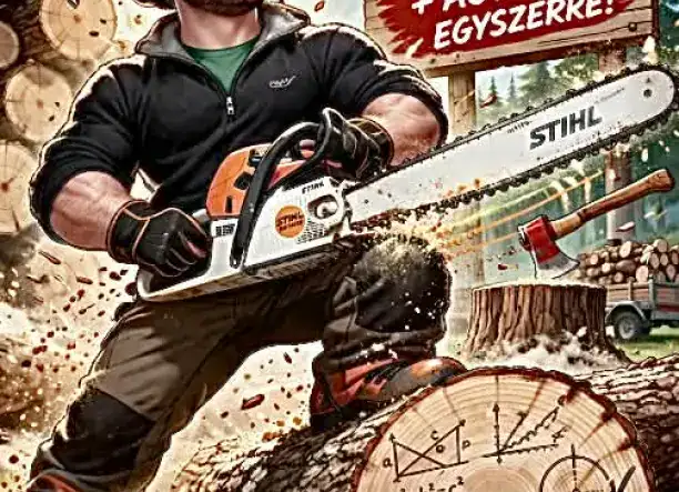 Favágás, fűnyírás