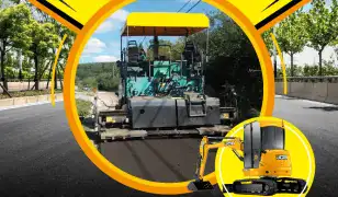 Aszfaltozás, Térkövezés, Gépi földmunka