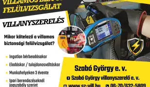 Villamos biztonsági felülvizsgálat