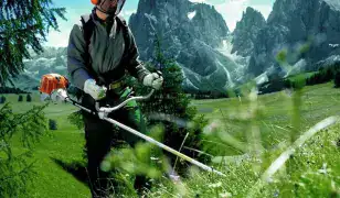 Fűnyíras, kaszálás,