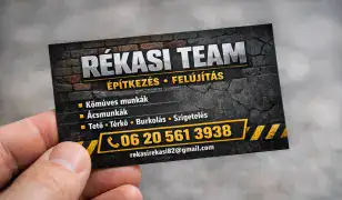 Rékasi team építkezés felújítás