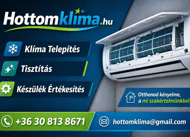 Klíma telepítés, tisztítás és értékesítés
