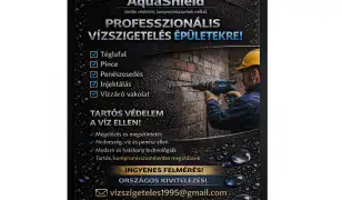 Vízszigetelés injektálással, Vízzáró vakolat készítése.