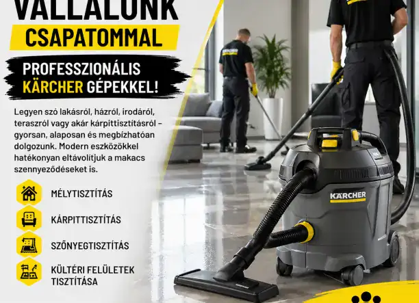 Takarítást vállalunk csapatommal