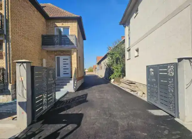 Aszfaltozás, térkövezés