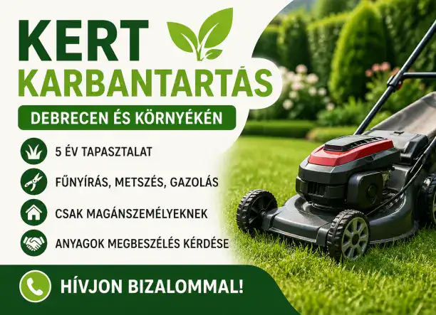 KERT KARBANTARTÁS DEBRECENBEN ÉS KÖRNYÉKÉN 🌿