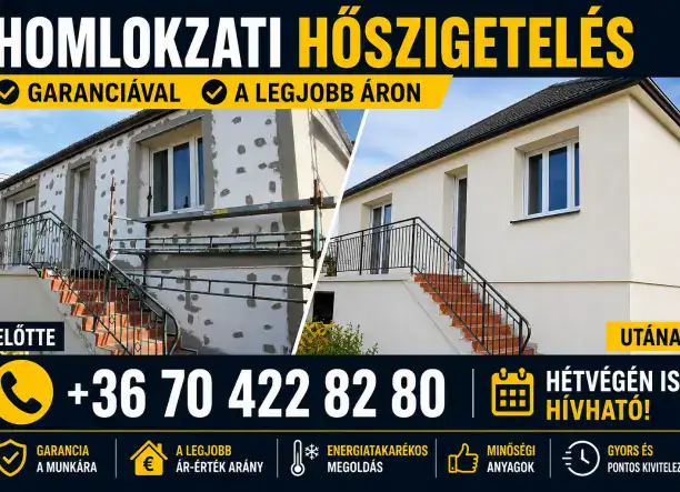 Homlokzati Hőszigetelés