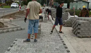 Térkövezes szegélyezés