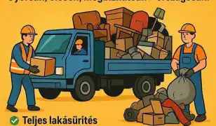 Teljes körű lomtalanítás házakban és lakásokban!