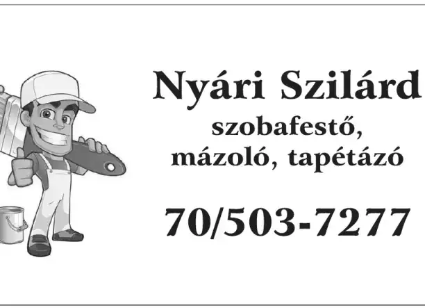 Szobafestés, mázolás, tapétázás