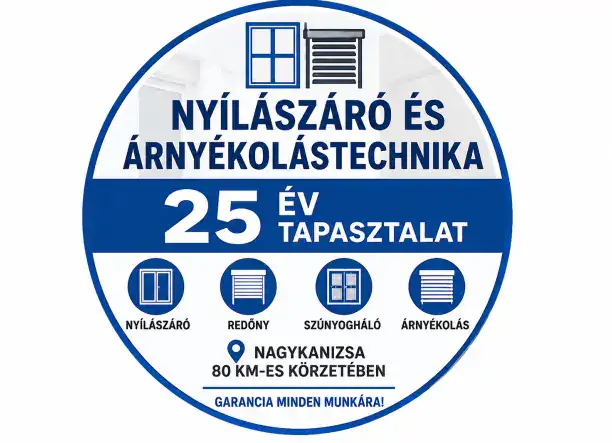 Megbízható Nyílászáró Beépítés és Árnyékolástechnika!