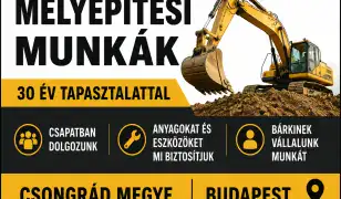 Mélyépítési és Földmunkák Profi Csapattal