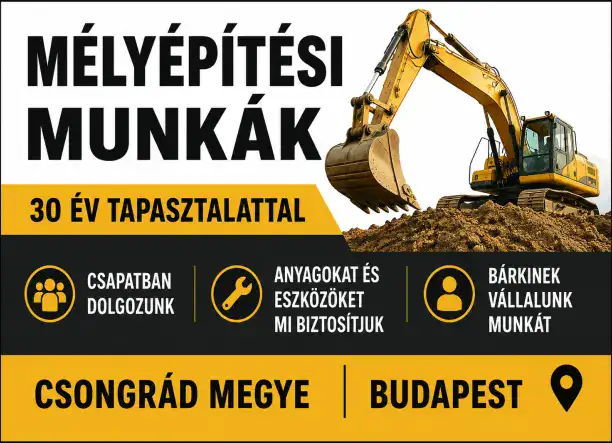 Mélyépítési és Földmunkák Profi Csapattal