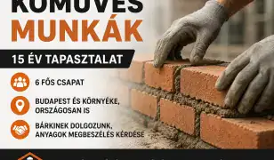 Kőműves Munkák Budapesttől Országosan