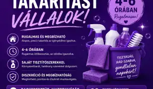 Takarítàst vàllalok!