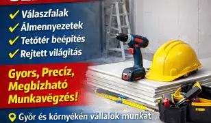Gipszkarton kivitelezés