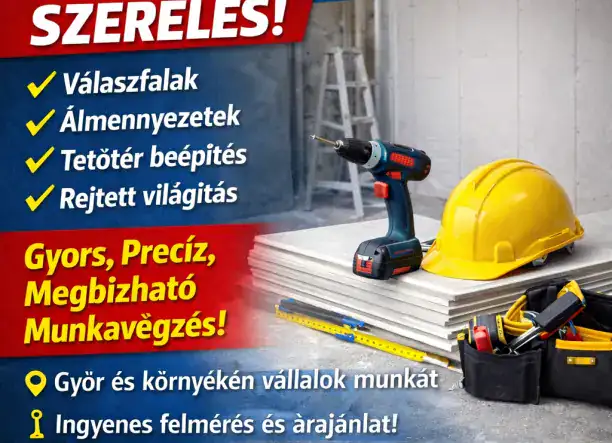 Gipszkarton kivitelezés