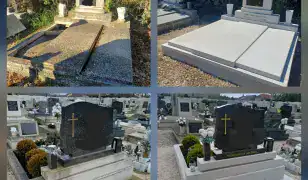 Sírkő áttisztítás, helyreállítás