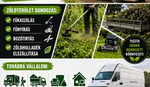 Zöld terület gondozása, fűvágás