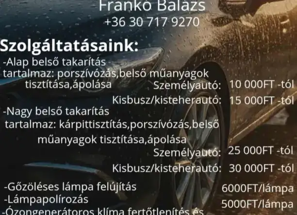 Herbie Autókozmetika – A te autód új fényben! ✨🚗