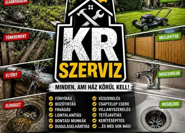 KR Szerviz – Amit a ház körül kell, mi megoldjuk! 🔨