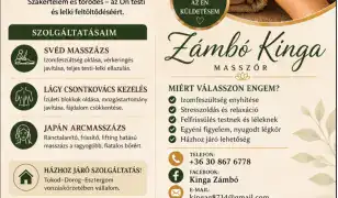 Masszázs - Az Ön jó közérzete, az Én küldetésem!