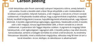 Carbon peeling 4+1 bérlet - Anita fodrászat